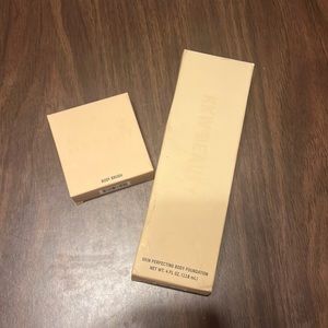 KKW body brush and body foundation shade pale